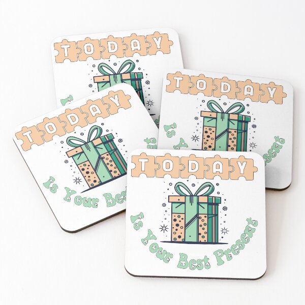 Item preview, Today Is Your Best Present. Philosophy wise sentence designed and sold by Pawwlo.