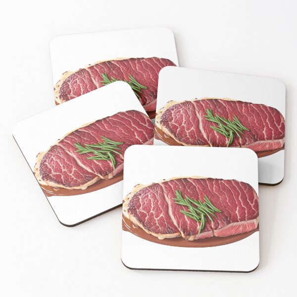 Item preview, Steak fresh from the grill BBQ barbecue meat designed and sold by Frostquest.
