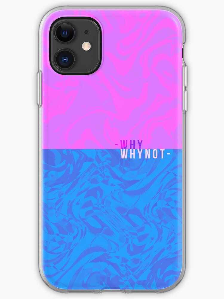 abstract pink and blue split wallpaper iphone case cover by susurrationstud redbubble redbubble