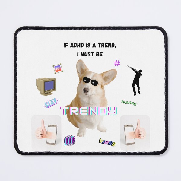 Item preview, ADHD is trendy designed and sold by Bramble401.