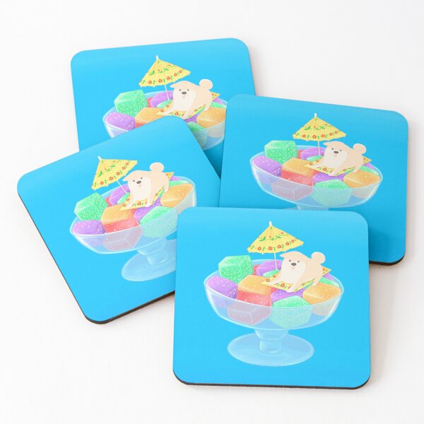 Item preview, Sweet rainbow jelly candy dessert with shiba inu designed and sold by ShibaInuArt.