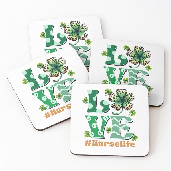 Item preview, Nurse Life Shamrock, NICU Nurse St Patricks Day, Registered Nurse, Neonatal ICU designed and sold by behindthefacts.