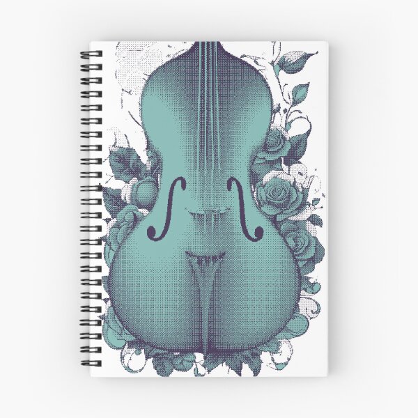Artikelvorschau, Bass & Rosen Pixelkunst blau entworfen und verkauft von Music-matter.