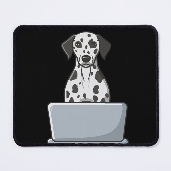 Item preview, Dalmatian with laptop designed and sold by Blemenowo.