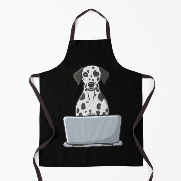 Item preview, Dalmatian with laptop designed and sold by Blemenowo.