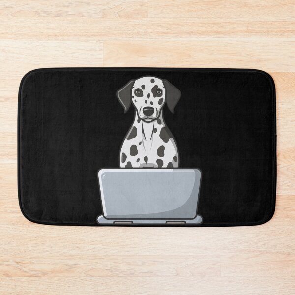 Item preview, Dalmatian with laptop designed and sold by Blemenowo.