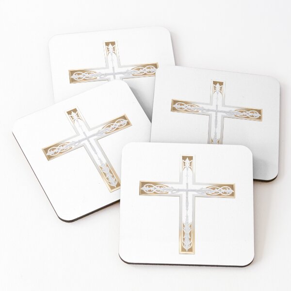 Item preview, Golden Cross Church Cross Holy Cross Gold designed and sold by Frostquest.