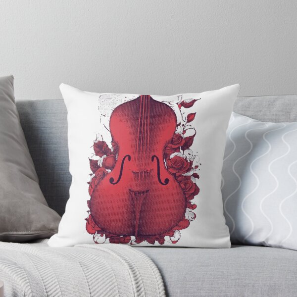 Item preview, Bass & roses pixel art red designed and sold by Music-matter.