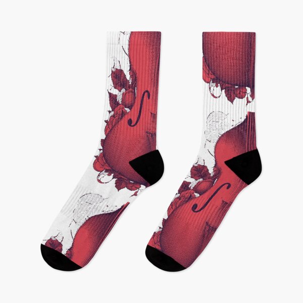 Item preview, Bass & roses pixel art red designed and sold by Music-matter.