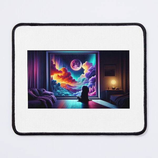 Item preview, Nightfall Nirvana: A Bedroom Window's Tale designed and sold by DreamAlongArt.