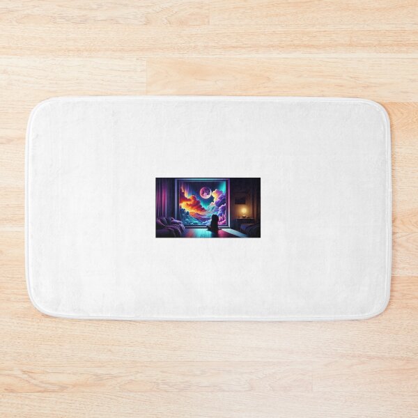 Item preview, Nightfall Nirvana: A Bedroom Window's Tale designed and sold by DreamAlongArt.