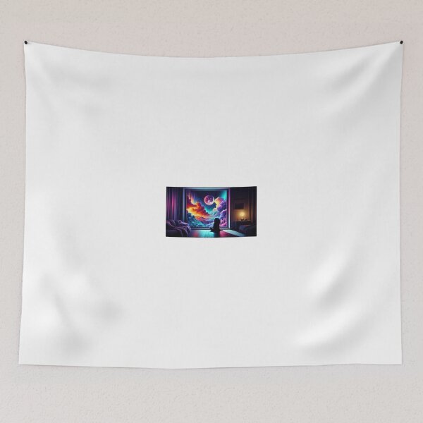 Item preview, Nightfall Nirvana: A Bedroom Window's Tale designed and sold by DreamAlongArt.