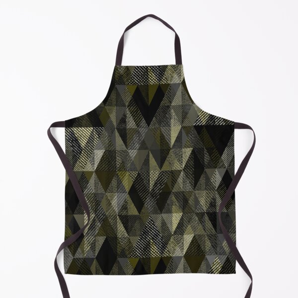 Item preview, Olive, black, grey rhombic textured pattern. designed and sold by marinaklykva.