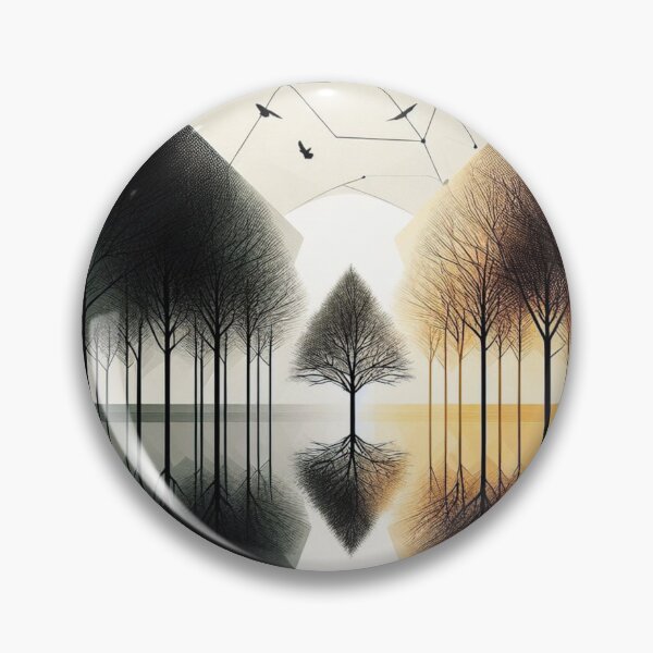 Item preview, srene scene trees black and white designed and sold by  Mudikeys.