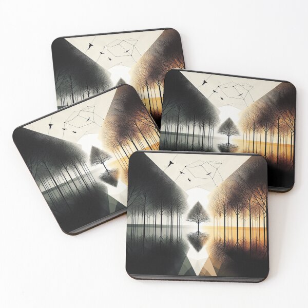 Item preview, srene scene trees black and white designed and sold by  Mudikeys.