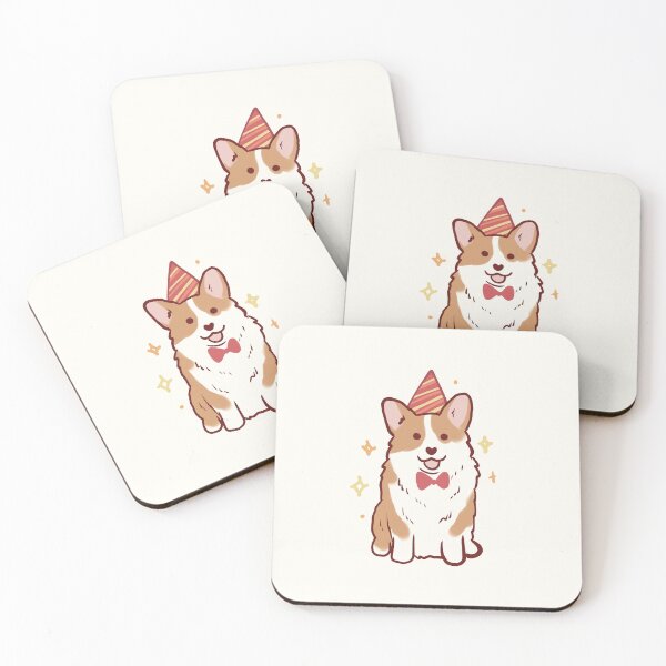 Item preview, Birthday corgi drawing  designed and sold by Mayarart.