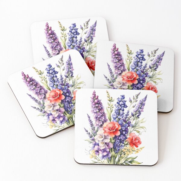 Item preview, Ethereal Symphony: Lavender, Delphiniums, and Sweet Peas Bouquet designed and sold by Chicandcool.