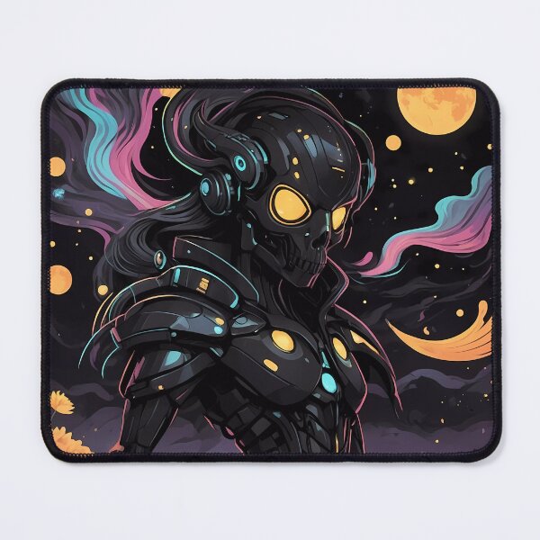 Item preview, Cybernetic Contemplation: A Fusion of Florals and the Futuristic designed and sold by Vitalka-uk.