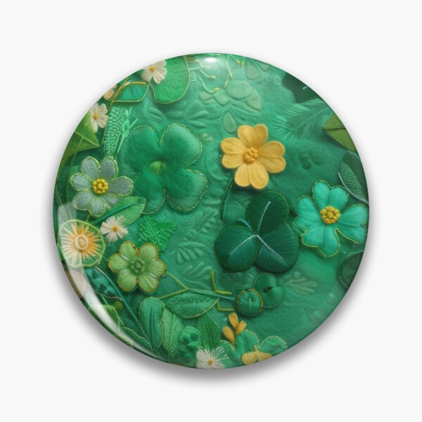 Item preview, Green Clovers and Golden Coins: Needle Felting Art designed and sold by Piotrek0001.