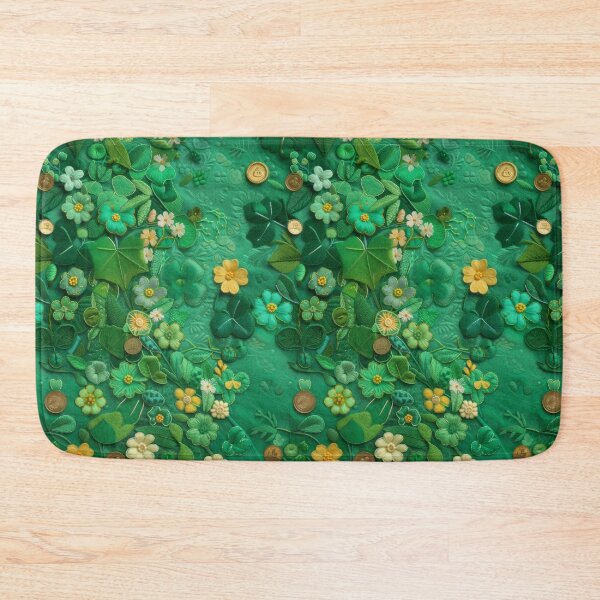 Item preview, Green Clovers and Golden Coins: Needle Felting Art designed and sold by Piotrek0001.