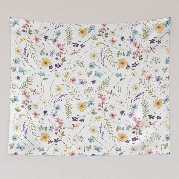 Item preview, Spring with butterflies and dragonflies designed and sold by Plotterzebra.