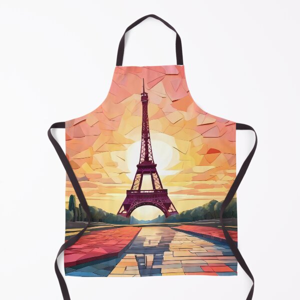 Item preview, Sunrise Mosaic: Eiffel's Parisian Glow designed and sold by purrfect pattern.