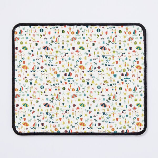 Item preview, Beside the seaside, a summertime pattern designed and sold by krisevansart.