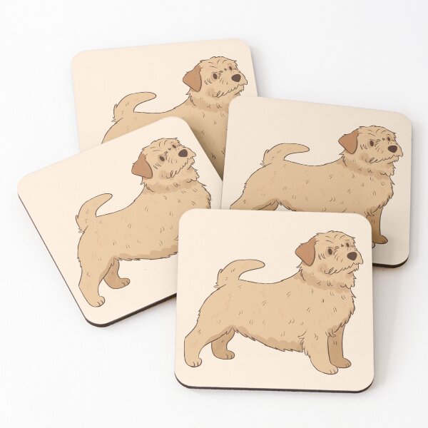 Item preview, Cartoon Norfolk terrier dog designed and sold by Yaragold.