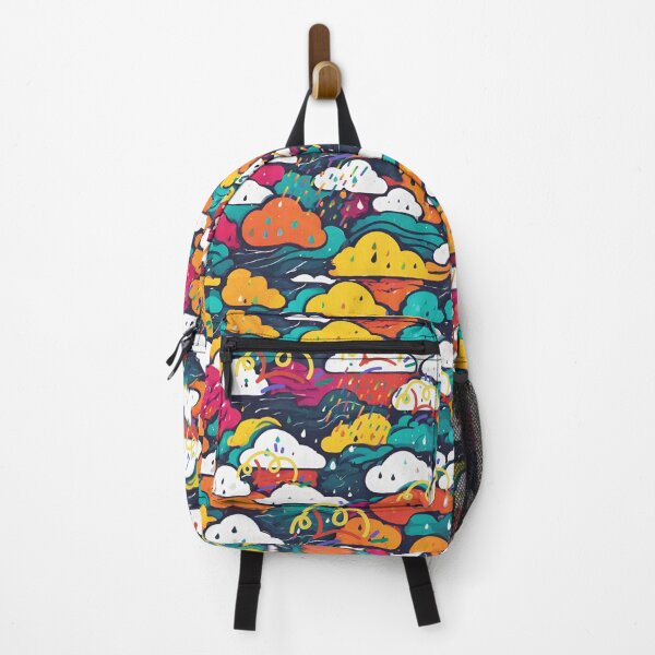 Item preview, colorful cloudy and rainy cartoon style designed and sold by DigiArtNDesign.