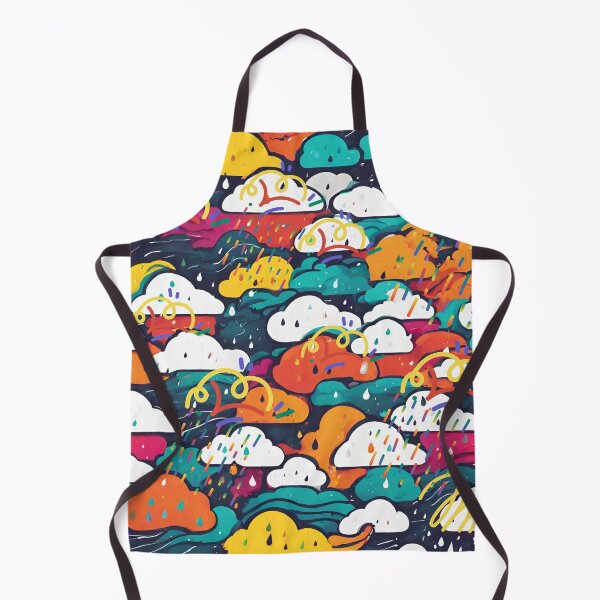 Item preview, colorful cloudy and rainy cartoon style designed and sold by DigiArtNDesign.
