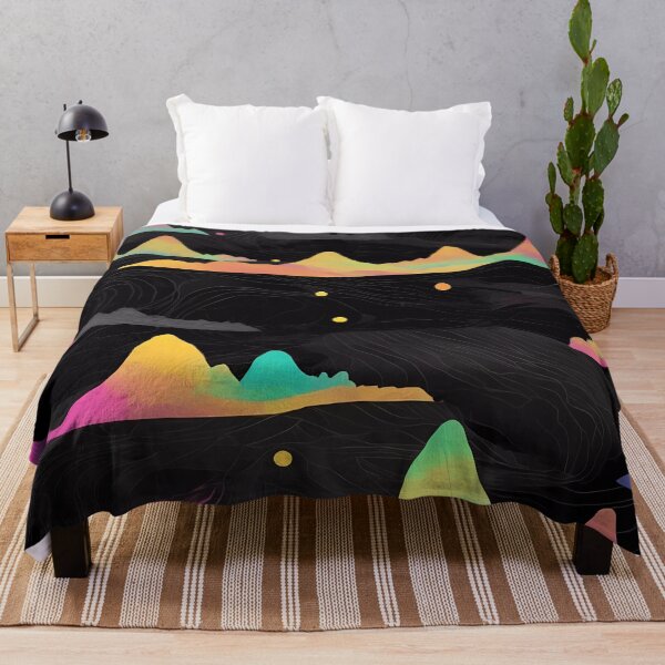 Item preview, Neon Ridges: Vibrant Topography of an Alien World designed and sold by Vitalka-uk.