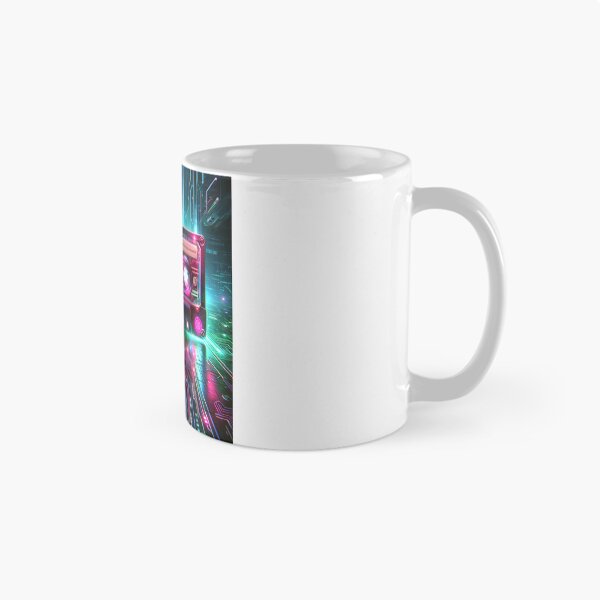 Item preview, Neon Pulse: The Retro-Futuristic Mixtape designed and sold by DreamAlongArt.