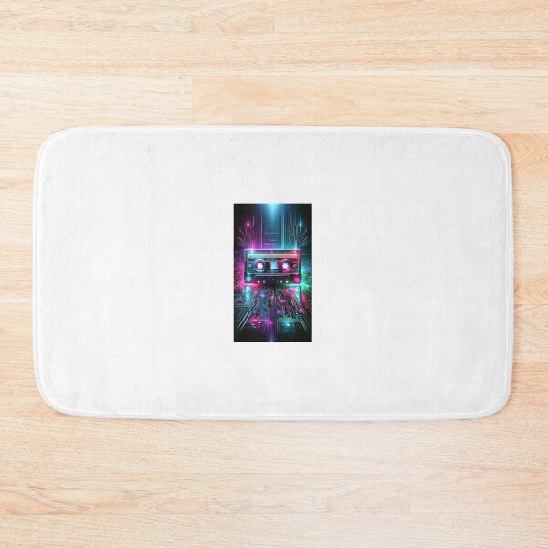Item preview, Neon Pulse: The Retro-Futuristic Mixtape designed and sold by DreamAlongArt.