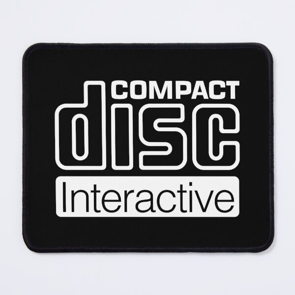 Item preview, Compact Disc Interactive Logo (White) designed and sold by TourWillemShirt.
