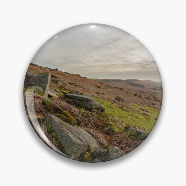 Item preview, Stanage Edge Derbyshire Peak District bleak winter landscape. designed and sold by RobThorley.