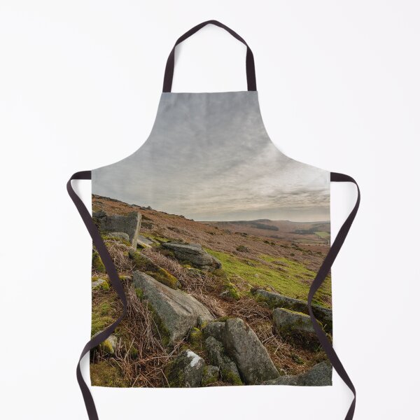Item preview, Stanage Edge Derbyshire Peak District bleak winter landscape. designed and sold by RobThorley.