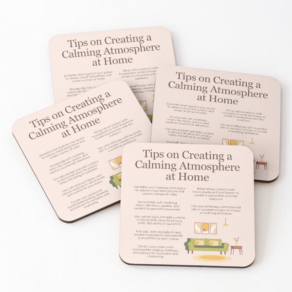 Item preview, Tips on Creating a Calming Atmosphere at Home designed and sold by TheFocusedShop.