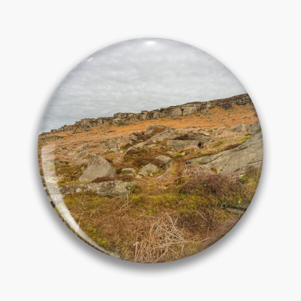 Item preview, Stanage Edge Derbyshire Peak District bleak winter landscape. designed and sold by RobThorley.