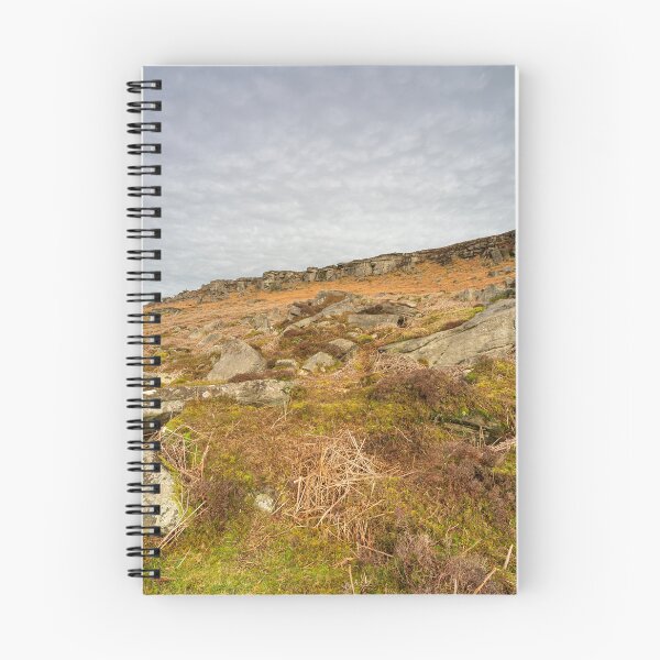 Item preview, Stanage Edge Derbyshire Peak District bleak winter landscape. designed and sold by RobThorley.