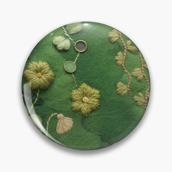Item preview, Green Clovers and Golden Coins: Needle Felting Art designed and sold by Piotrek0001.