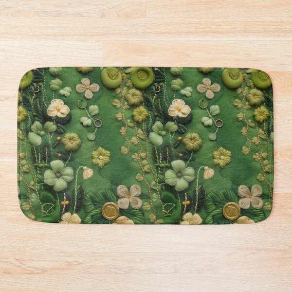 Item preview, Green Clovers and Golden Coins: Needle Felting Art designed and sold by Piotrek0001.