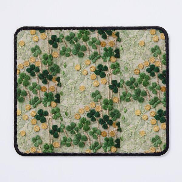 Item preview, Green Clovers and Golden Coins: Needle Felting Art designed and sold by Piotrek0001.