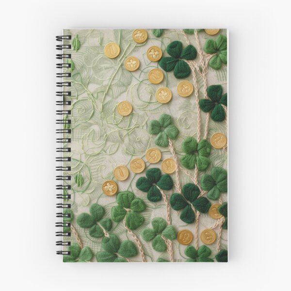 Item preview, Green Clovers and Golden Coins: Needle Felting Art designed and sold by Piotrek0001.