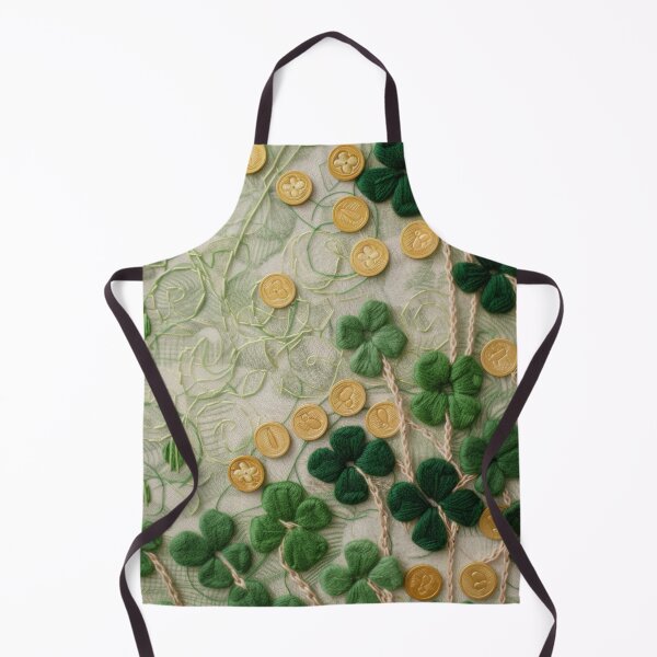Item preview, Green Clovers and Golden Coins: Needle Felting Art designed and sold by Piotrek0001.