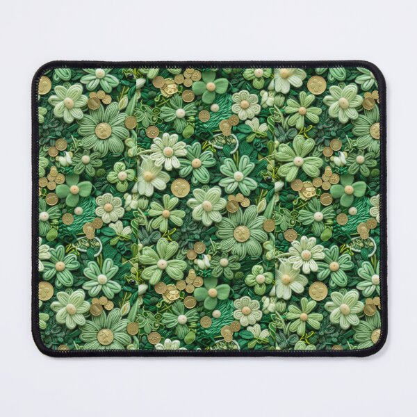 Item preview, Green Clovers and Golden Coins: Needle Felting Art designed and sold by Piotrek0001.