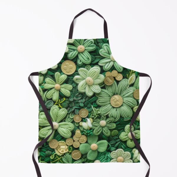 Item preview, Green Clovers and Golden Coins: Needle Felting Art designed and sold by Piotrek0001.