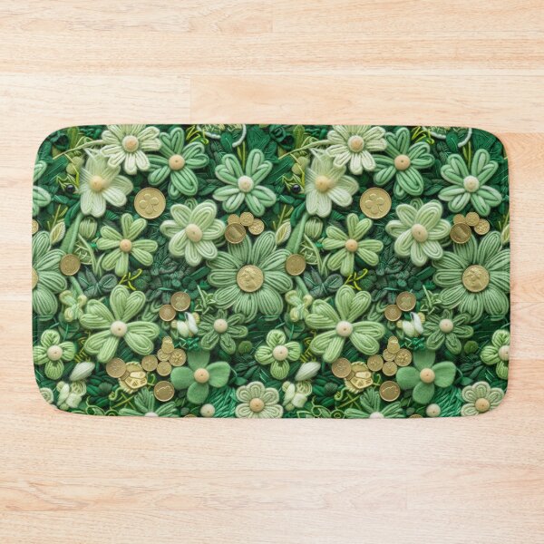 Item preview, Green Clovers and Golden Coins: Needle Felting Art designed and sold by Piotrek0001.