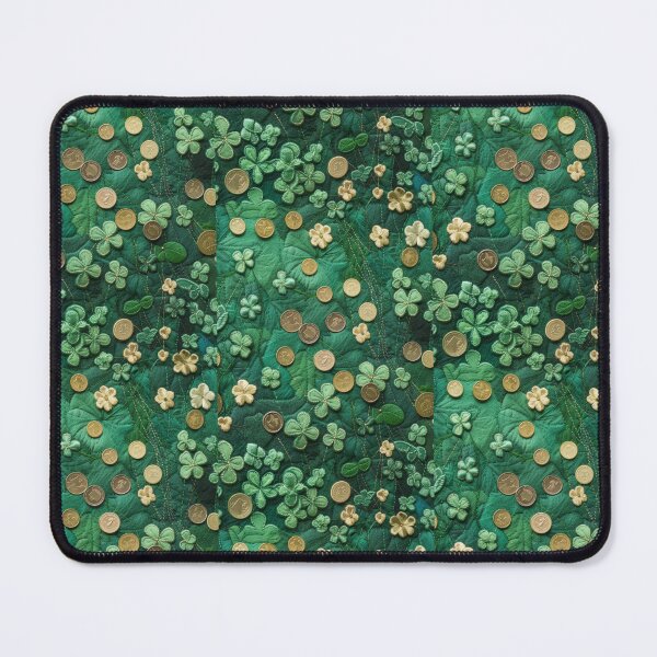 Item preview, Green Clovers and Golden Coins: Needle Felting Art designed and sold by Piotrek0001.