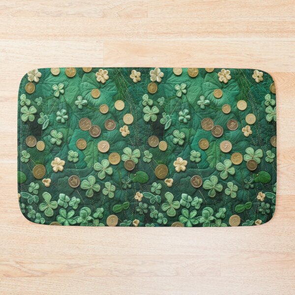 Item preview, Green Clovers and Golden Coins: Needle Felting Art designed and sold by Piotrek0001.
