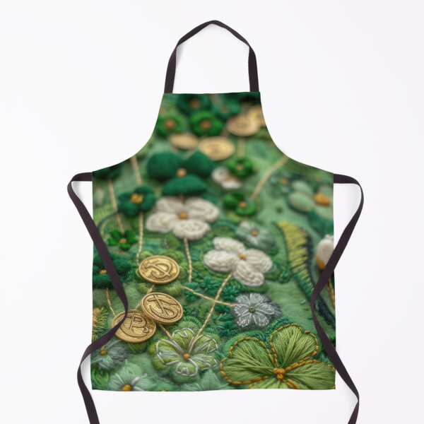 Item preview, Green Clovers and Golden Coins: Needle Felting Art designed and sold by Piotrek0001.
